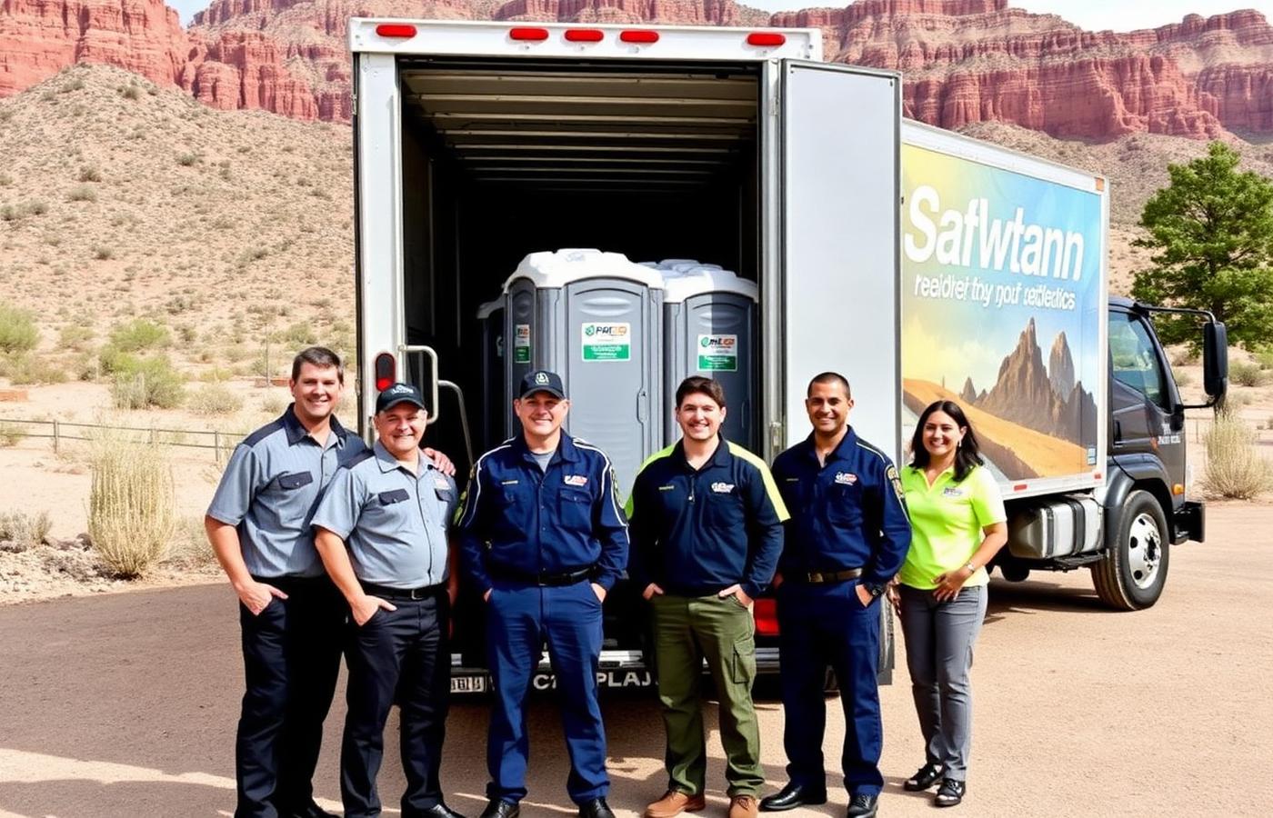 Tyleravique Co. team and service truck