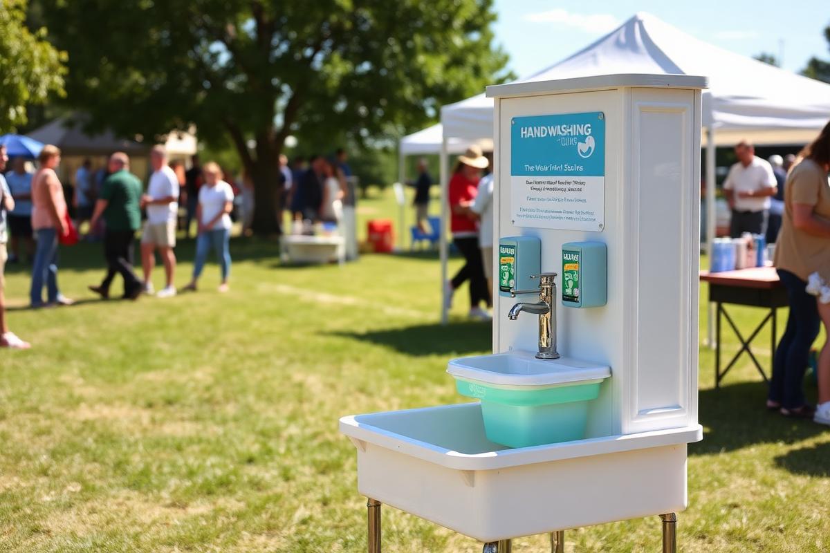 Hand wash station